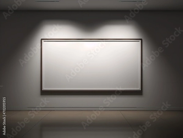 Fototapeta Elegant Framed Artwork Mockup for Interior Decor - AI Generated