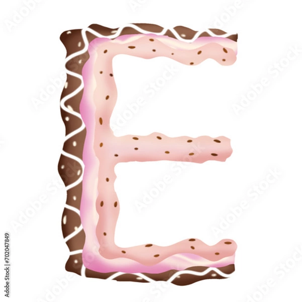 Obraz Valentine Alphabet E,Letter E