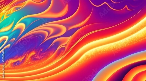 Fototapeta abstract background with flames