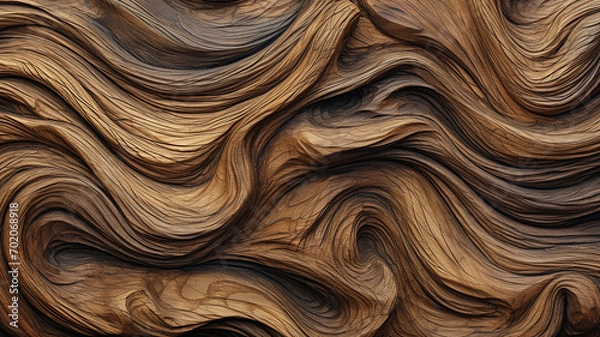 Obraz twisted aged wood texture