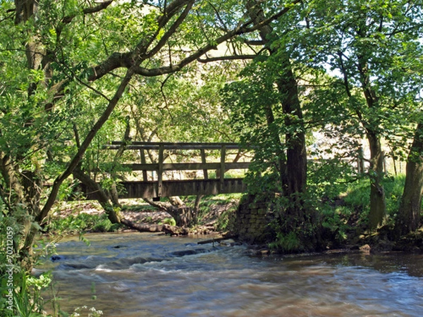 Obraz Bridge over the river Dove.