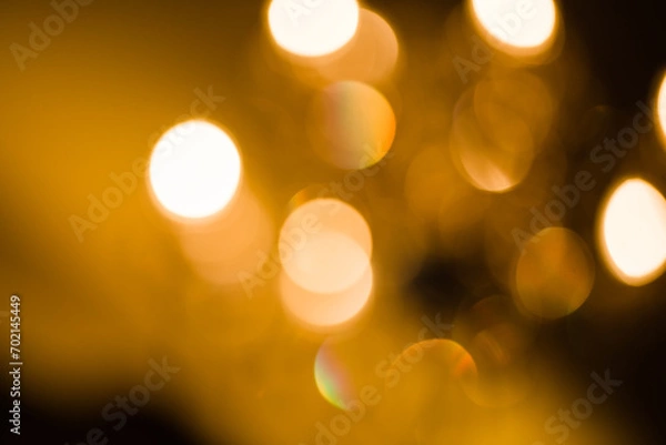 Obraz Golden Bokeh