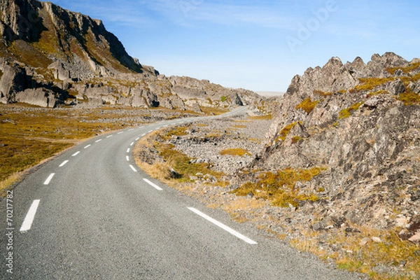 Fototapeta einsame Straße