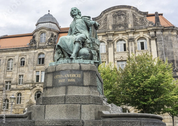 Obraz Otto von Guericke Denkmal 05646