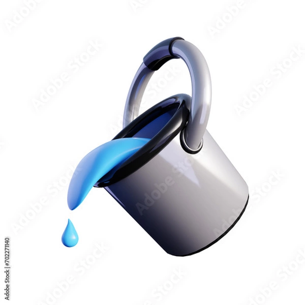 Obraz 3D Icon Fill Color