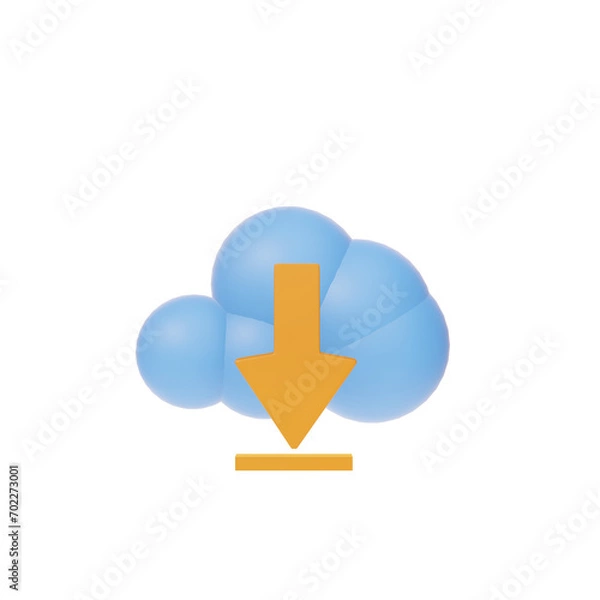 Obraz 3D Cloud Download