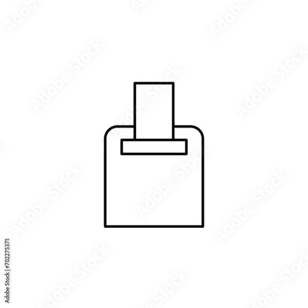 Fototapeta Outline Printer Icon