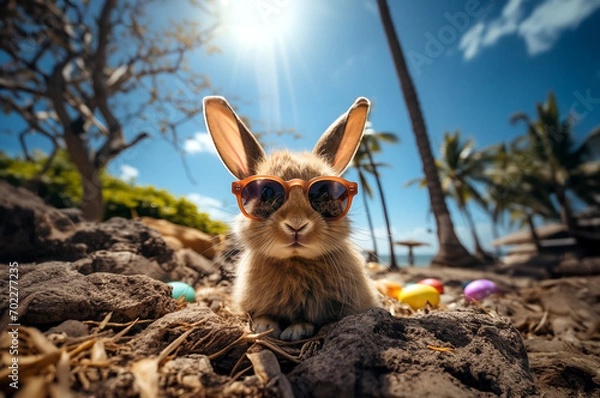 Obraz Osterhase am Strand