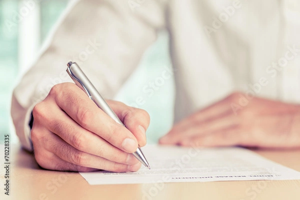 Fototapeta Podpisać