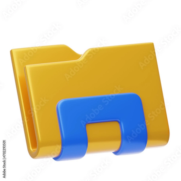 Obraz File Explorer 3d Illustration