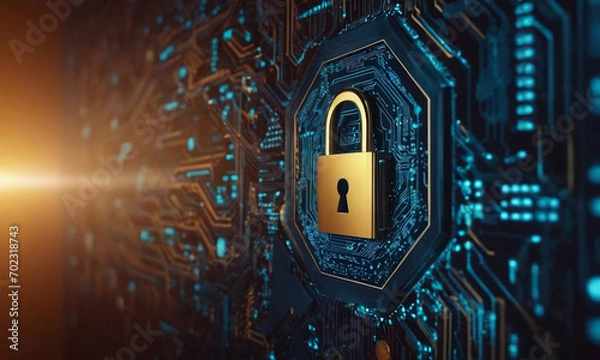 Obraz lucchetto su mainboard