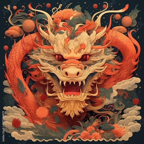 Obraz chinese dragon