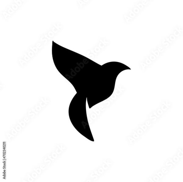 Obraz Bird silhouette vector 