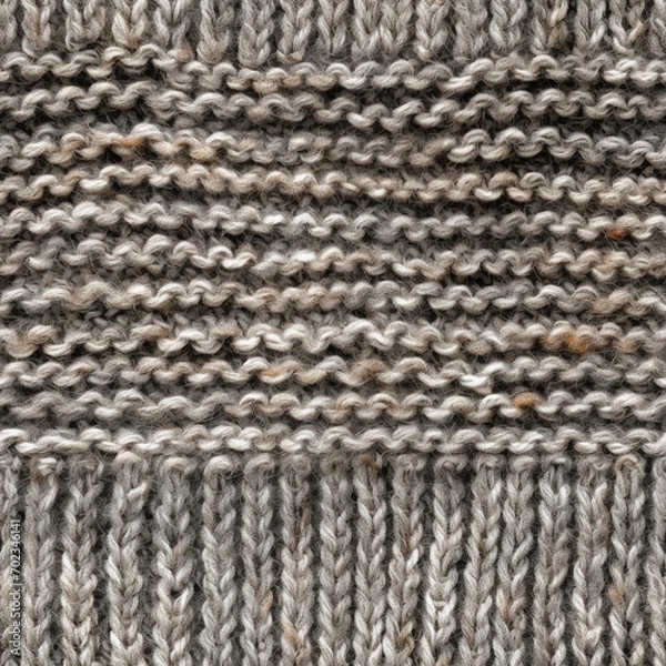 Fototapeta knitted seamless pattern. Ai generated 