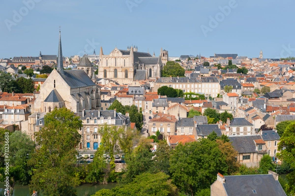 Obraz Poitiers in summer