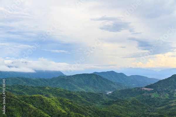 Obraz Rural and mountain