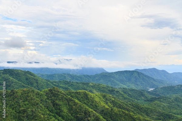 Obraz Rural and mountain