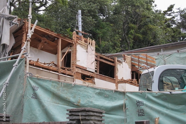 Fototapeta 解体工事