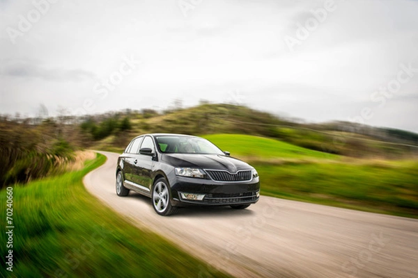 Obraz car on the road