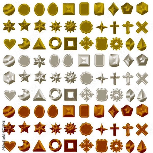 Obraz いろいろなスタッズ