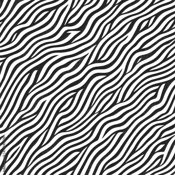 Fototapeta zebra skin texture design for background 