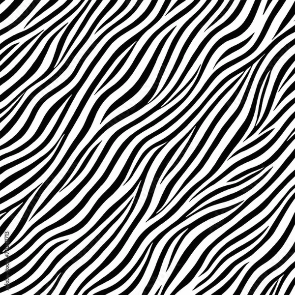 Fototapeta zebra skin texture design for background 