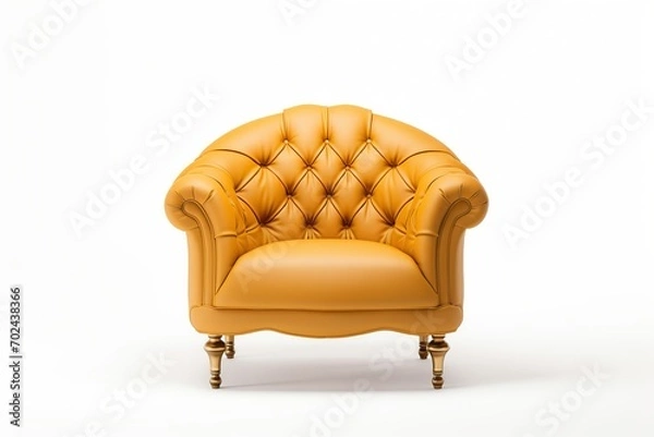 Obraz Luxury armchair isolated on white background