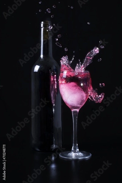 Obraz botella de vino