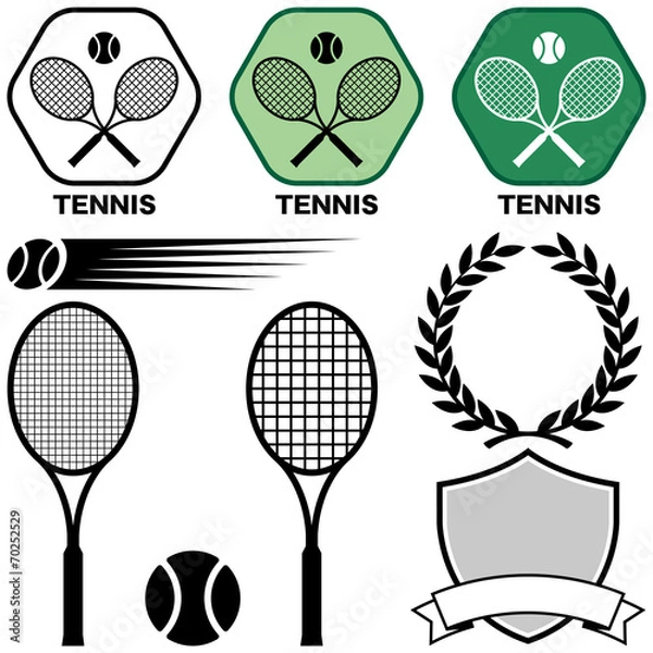 Obraz ロゴマーク　テニス