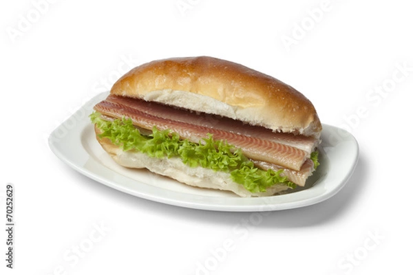 Obraz Smoked eel roll