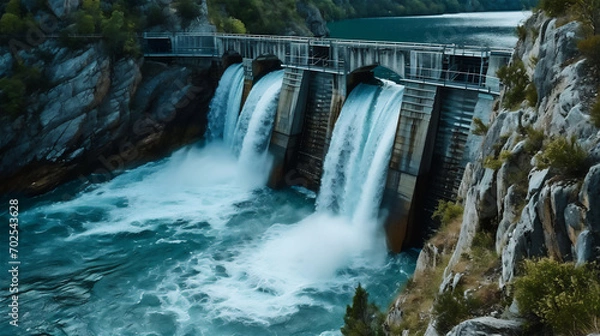 Fototapeta ダムの風景