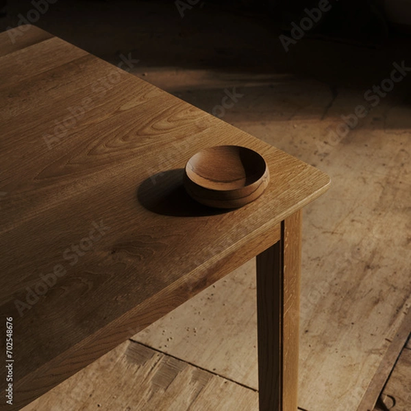 Obraz ダイニングテーブル　木製家具　オーク材