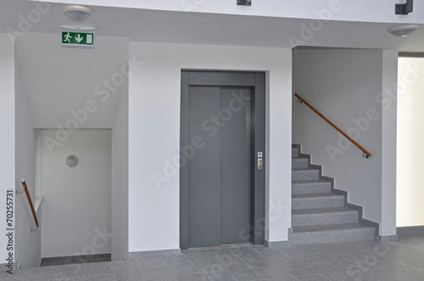 Obraz Podnoś i schody