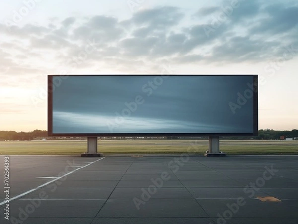 Fototapeta Eye-Catching Digital Billboard Mockup - AI Generated