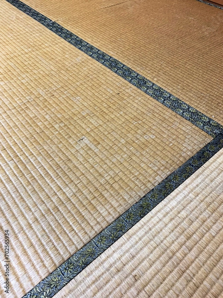 Obraz 傷んた古い畳の写真