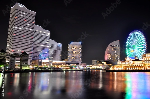 Obraz 横浜の夜景