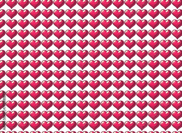 Fototapeta heart pattern, valentine's day, charming, hearts pattern, vector