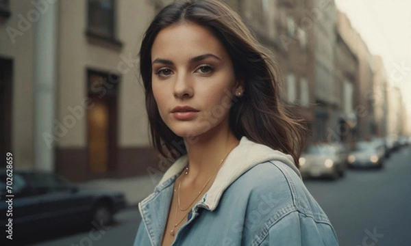 Obraz ragazza in strada