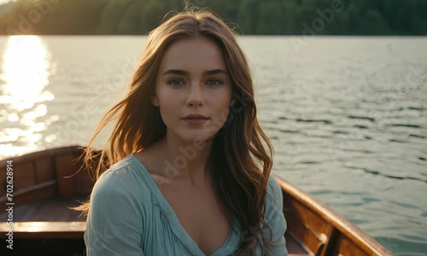 Obraz Ragazza in barca