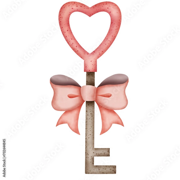 Fototapeta Valentine's key