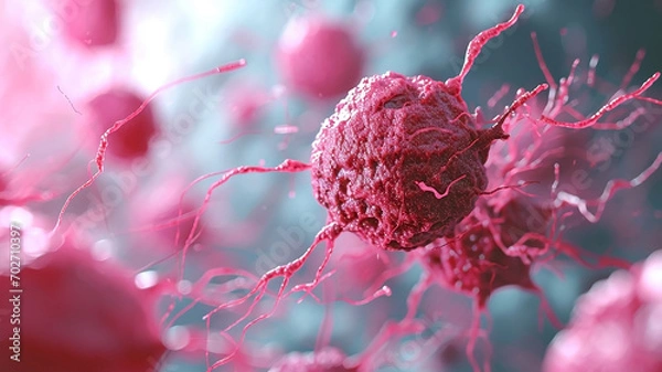 Obraz Cancer cells with metastases