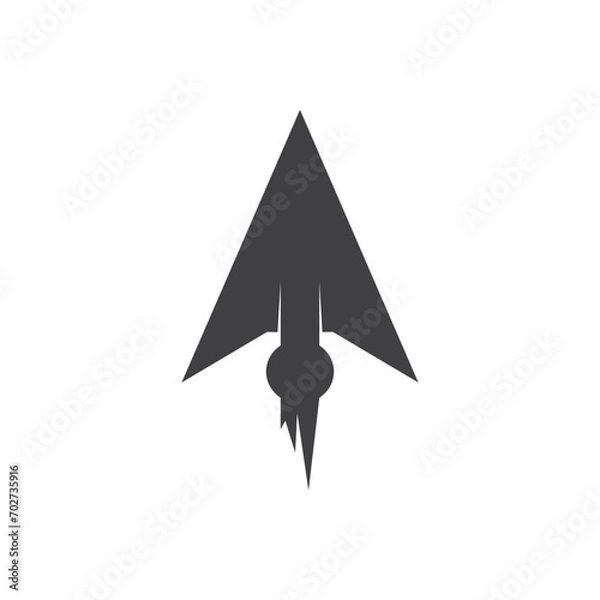 Fototapeta Spear logo vector design template