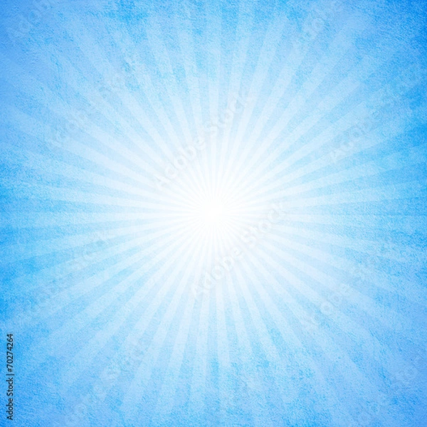 Obraz Grunge turquoise starburst effect background