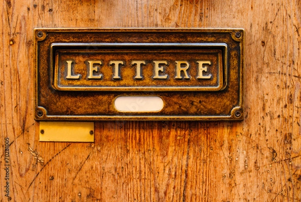 Obraz Cassette buca delle lettere, maniglia