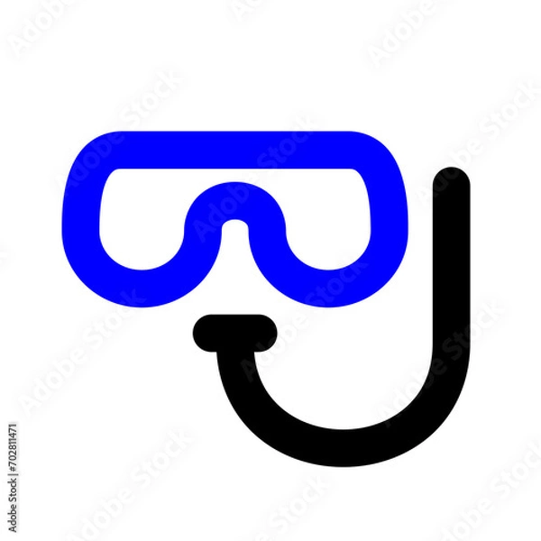 Fototapeta diving glasses