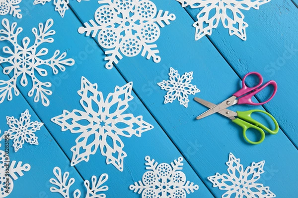 Obraz Snowflake Paper Crafts