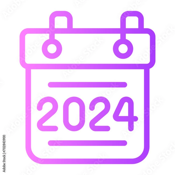 Obraz 2024 gradient icon