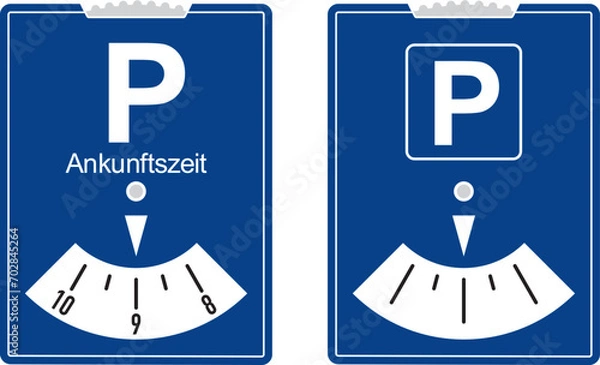 Fototapeta Parkscheibe040124a