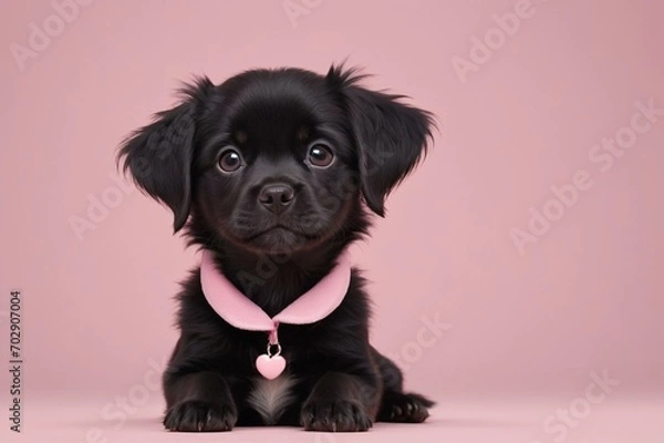 Obraz black labrador puppy