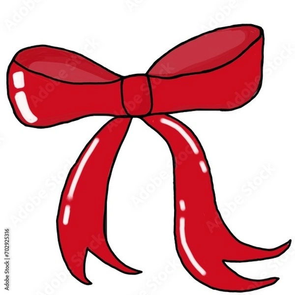 Obraz Red ribbon 